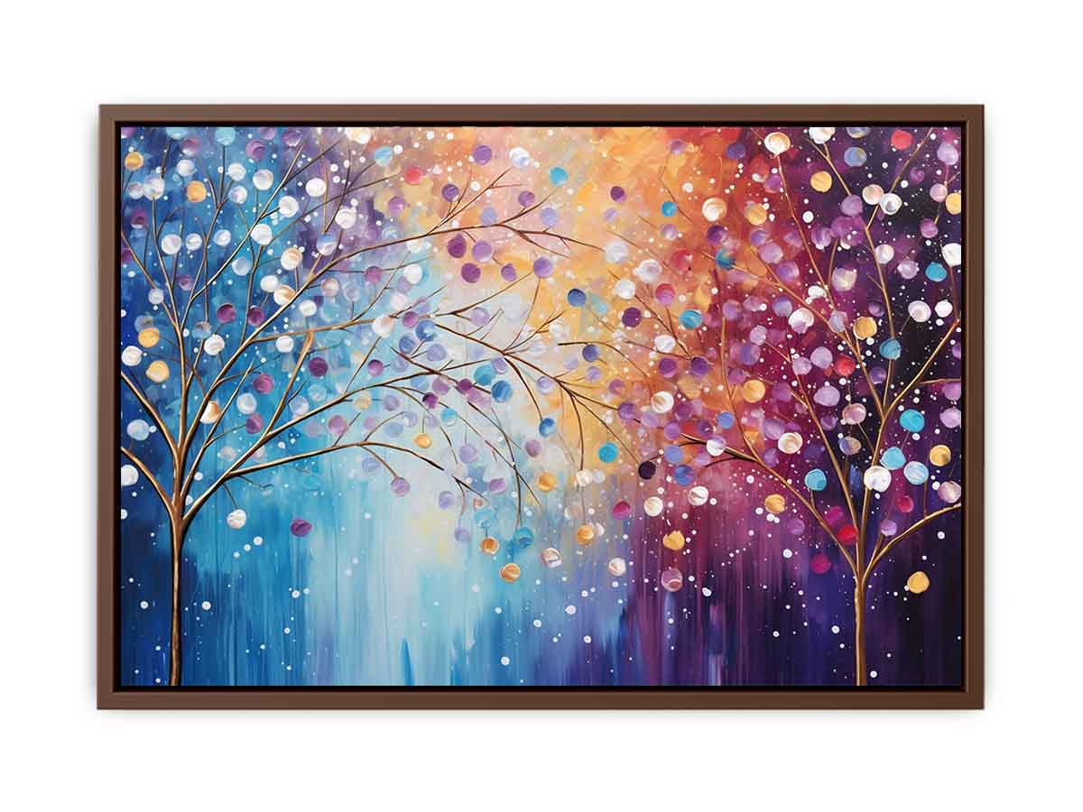Sparkle Tree Art Canvas Print JetGirl Art Landscape - Rosetta Creative Boutique